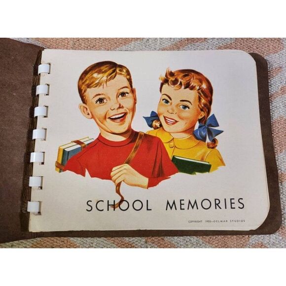 Vintage 1955 School Memories Autograph Book Baltimore Maryland - Picture 2 of 10